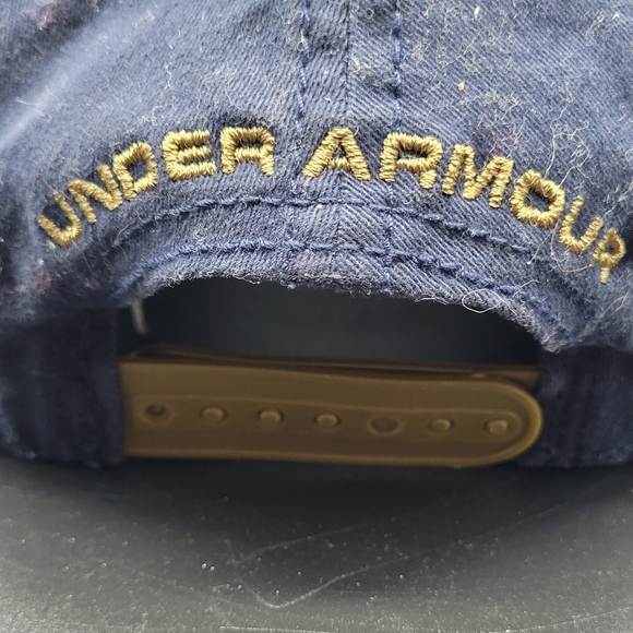 Under Armor Snap Back Ball Cap Hat Blue Green - Picture 3 of 5